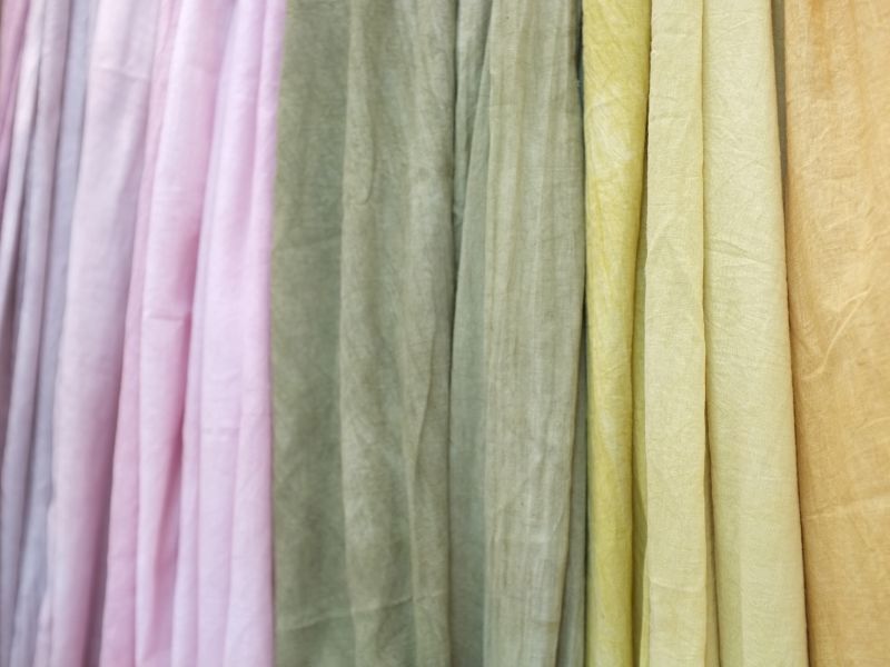teinture textile haute couture colors sur des matières