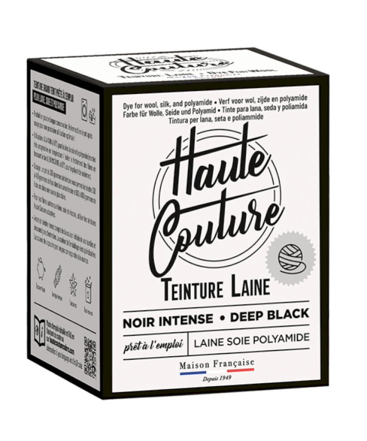 Tenture laine Noir intense