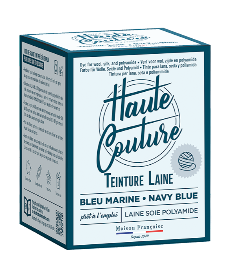 Tenture laine Bleu marine